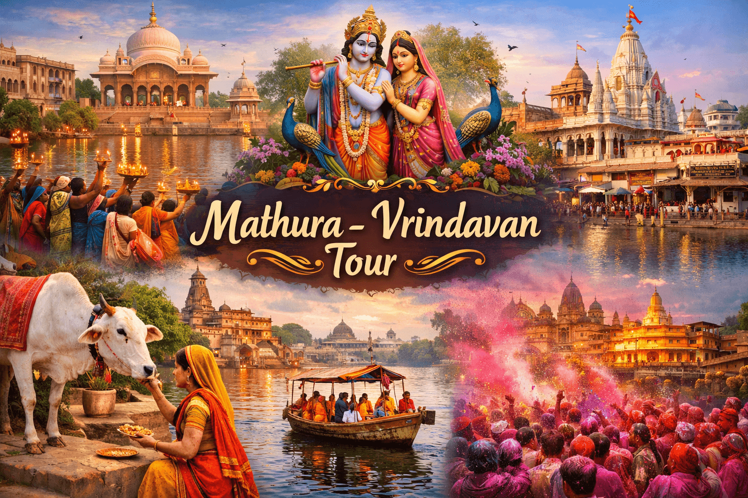 Agra Mathura Vrindavan Tour