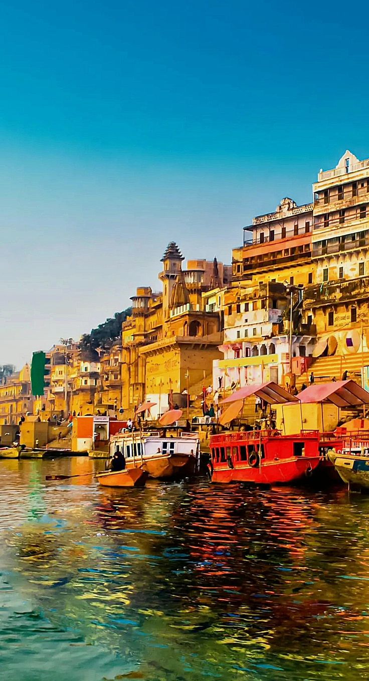 Home Ghats on the Ganga in Varanasi