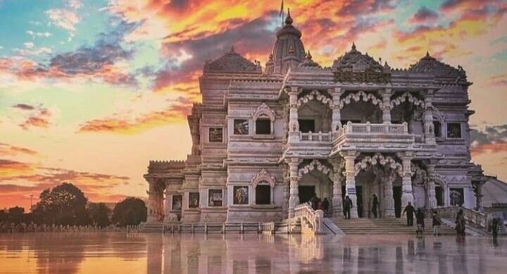 Home Prem Mandir in Vrindavan, a popular temple visit